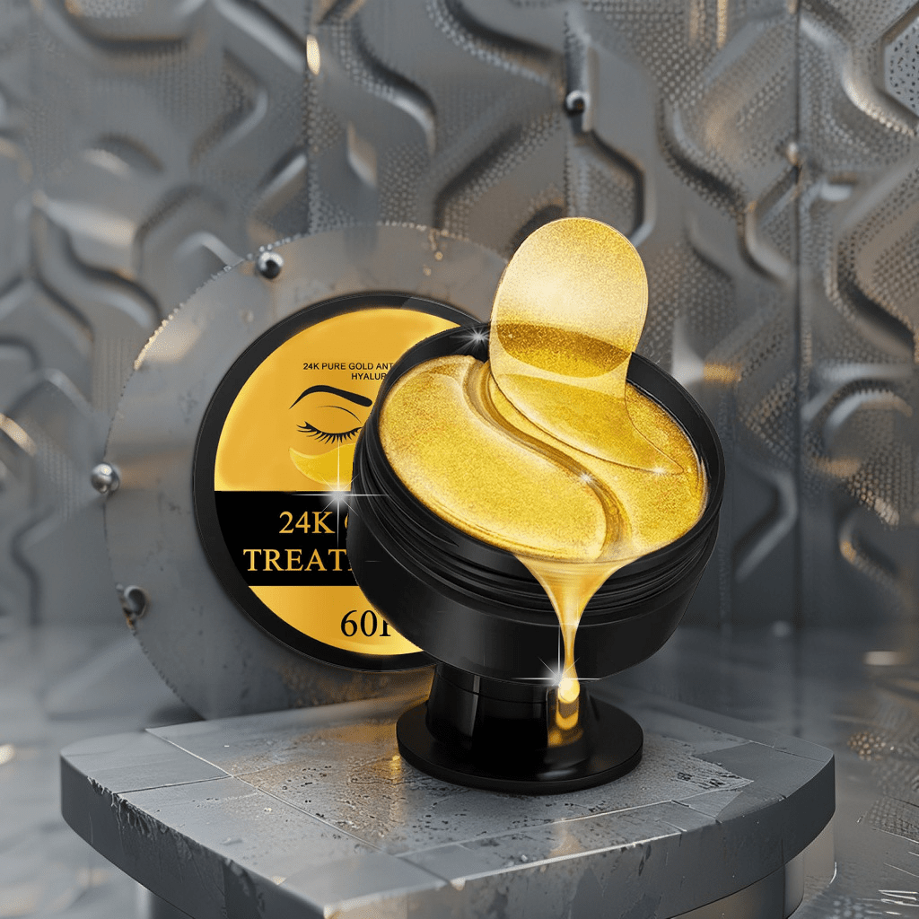24K Gold Anti-Aging Eye Patches for Dark Circles & Wrinkles