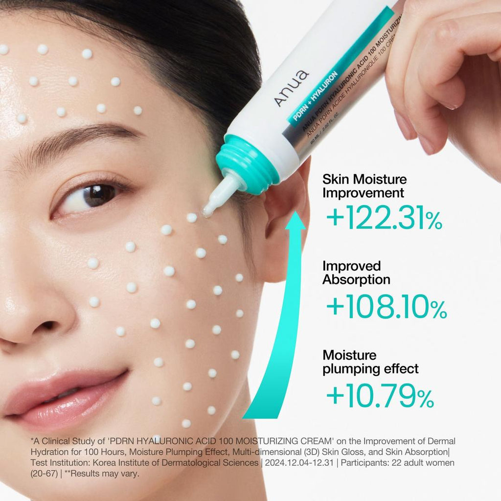 ANUA 100+ PDRN Hyaluronic Acid Moisturizing Cream (2.02 fl.oz)