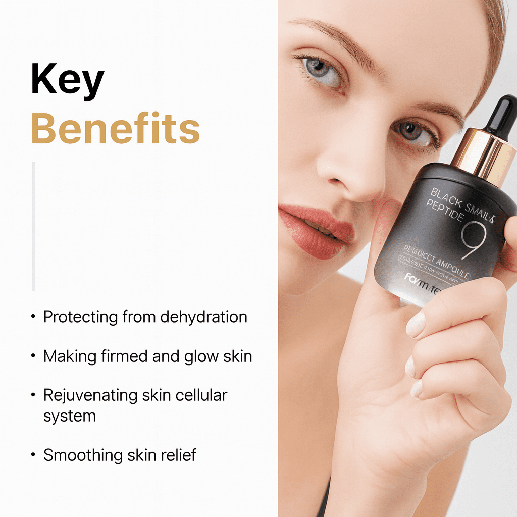 FARMSTAY Black Snail & Peptide 9 Perfect Ampoule (1.18 fl.oz)