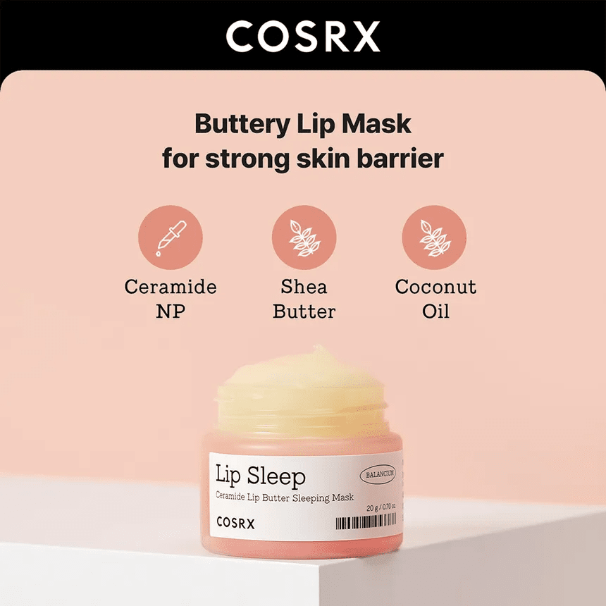 COSRX Lip Sleep Ceramide Lip Butter Sleeping Mask (0.7oz)
